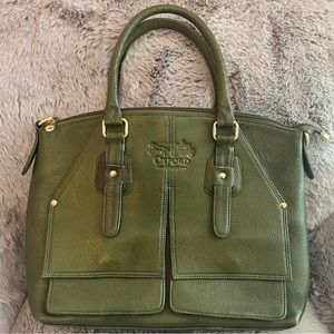 Leather Oxford Handbag